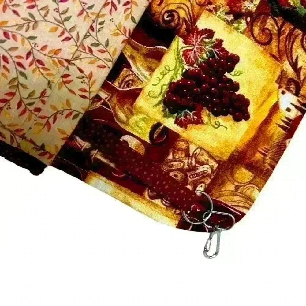 handmade vintage Crossbody purse, burgundy and wine material